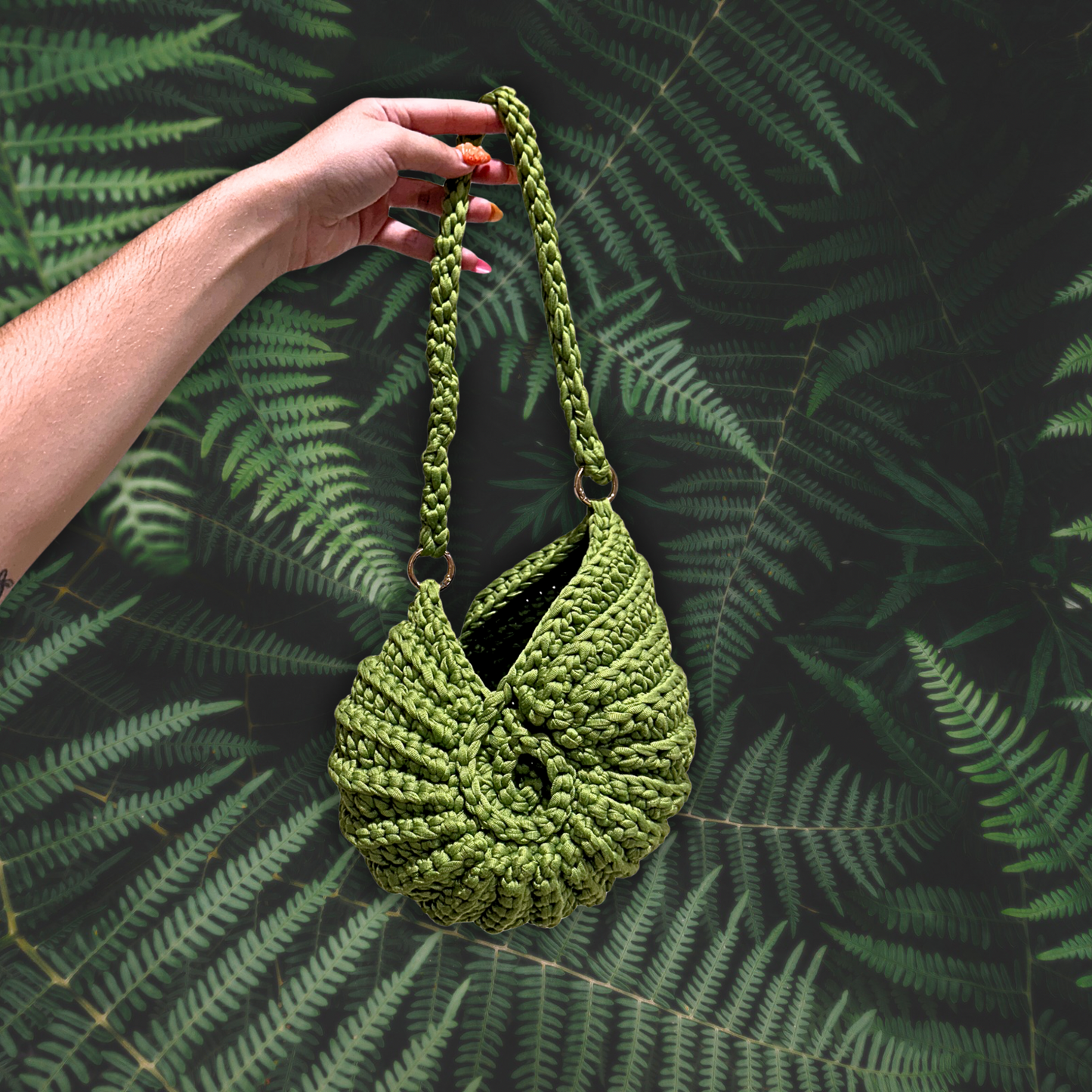 Bolso concha Seashell Leaf – Hecho a mano | Papallona Papallona