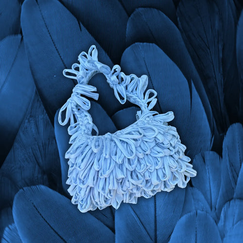 Bouclé bag - Papallona