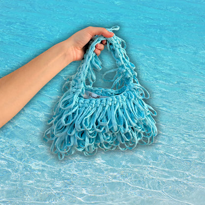 Bouclé bag - Papallona