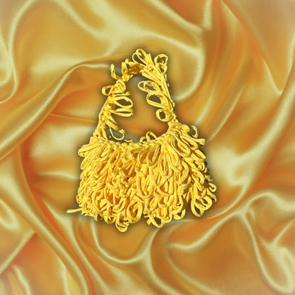 Bouclé bag - Papallona