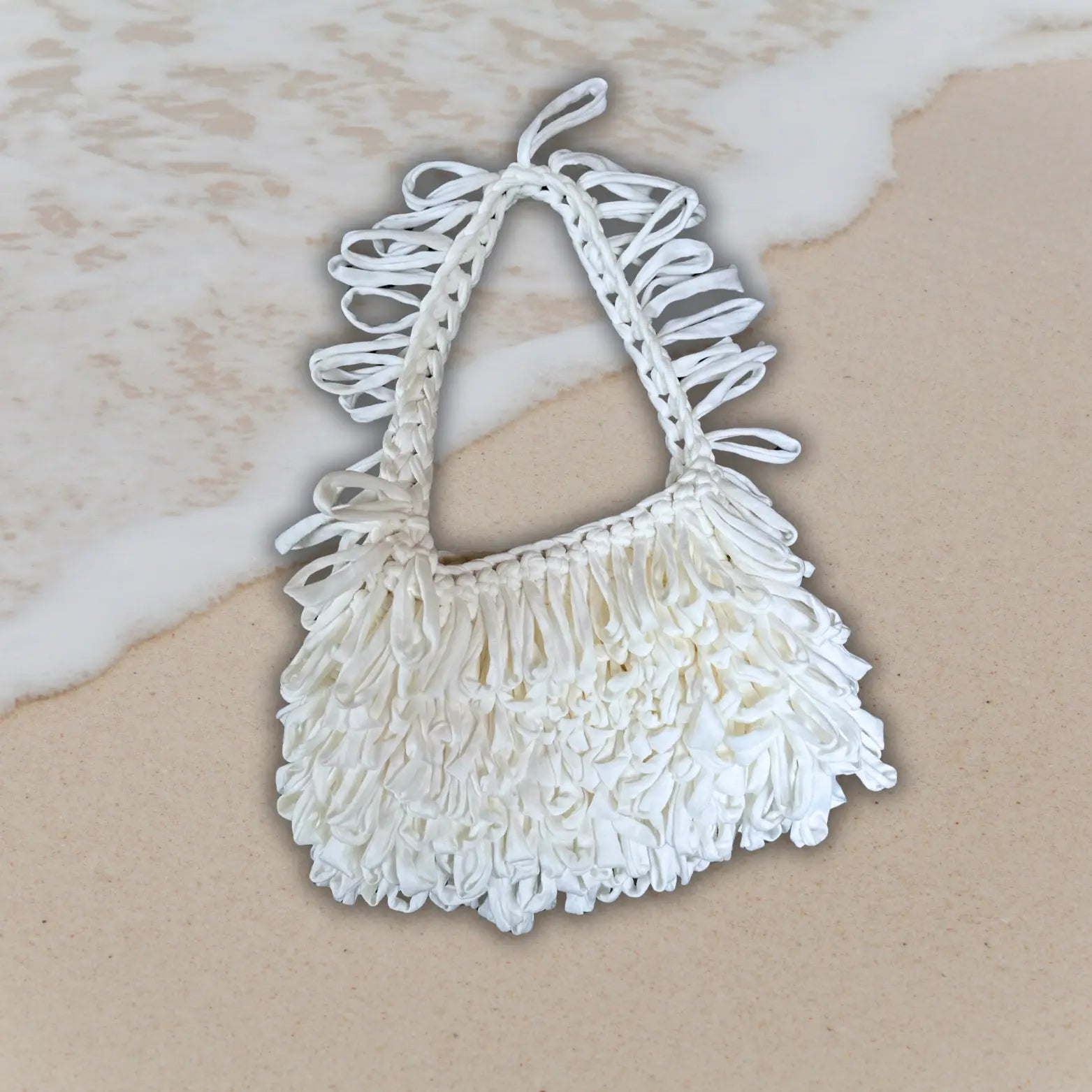 Bouclé bag - Papallona