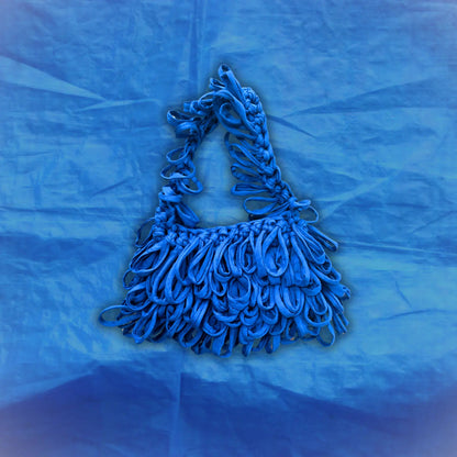Bouclé bag - Papallona