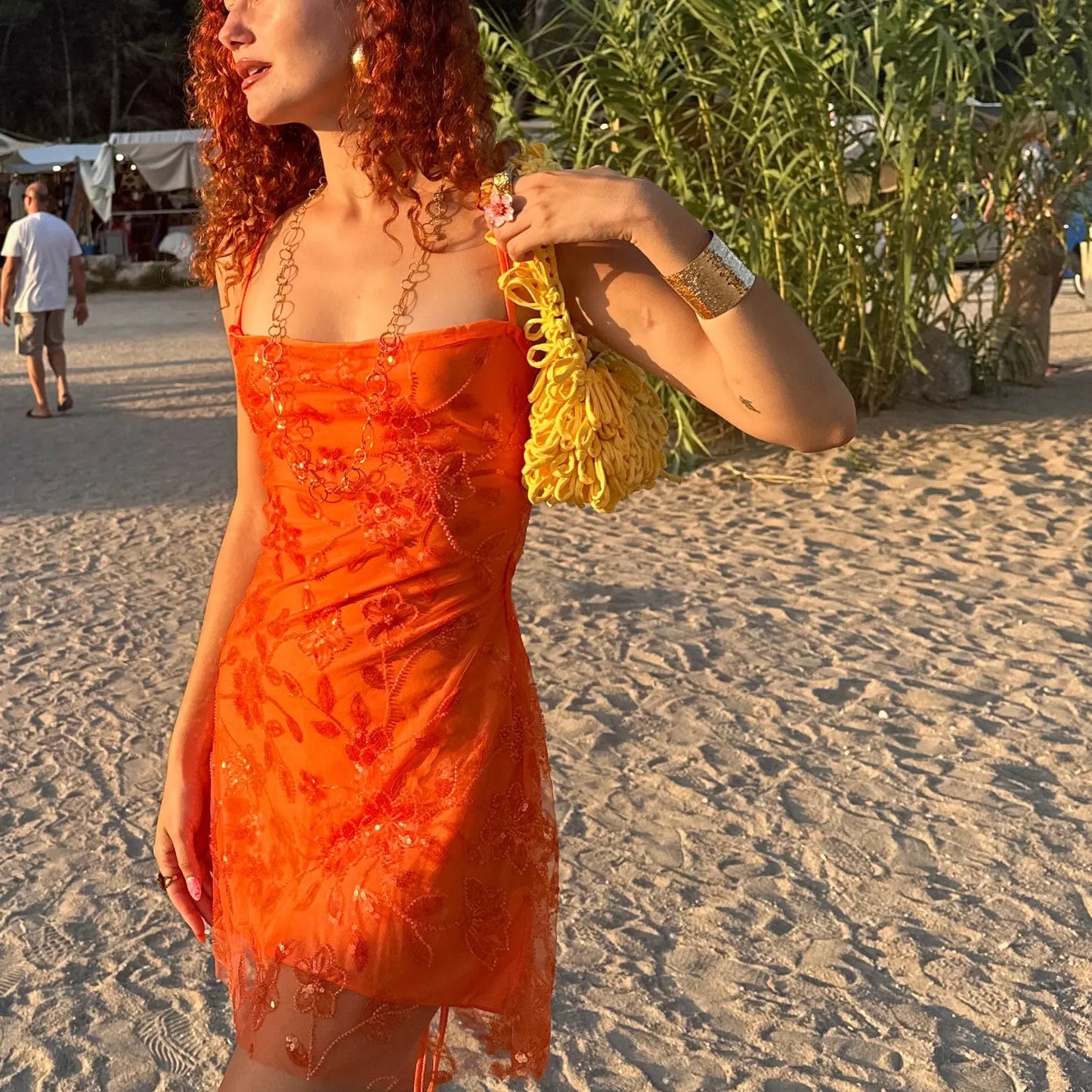 Bouclé bag - Papallona